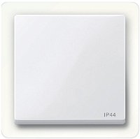 Лицевая панель Schneider Electric Merten System M для 1-кл. выключателя IP44 активно-белый